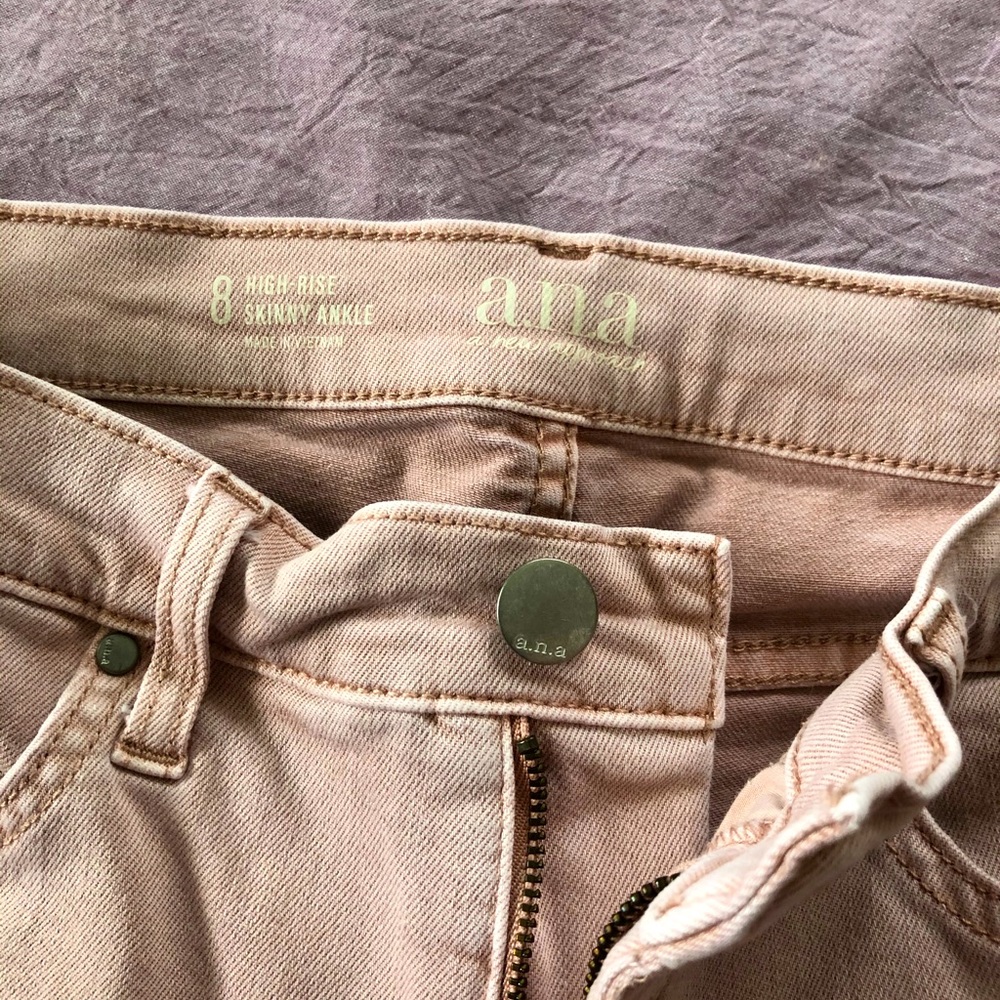 Pink blush jeans
